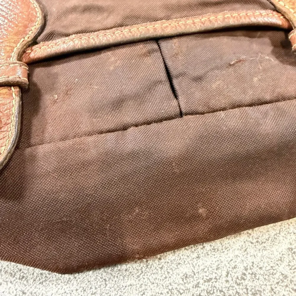 Longchamp Brown Nylon Messenger Bag